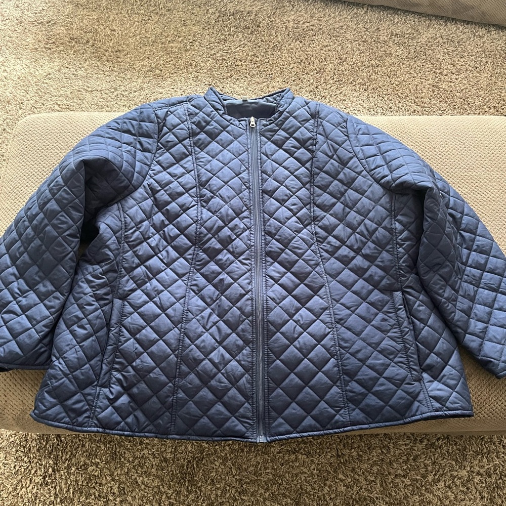 Kim Rogers Navy Quilted Jacket